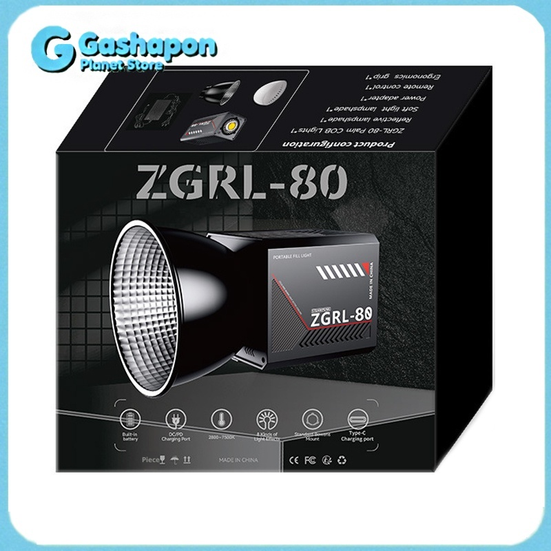 Outdoor Lighting Video Shooting - ZGRL80 80W COB Handheld Video Light