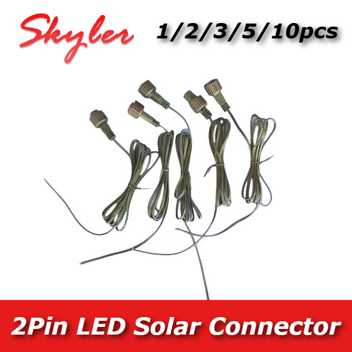Outdoor Lighting Extension Cord - 2Pin LED Connector With 25cm Connecting