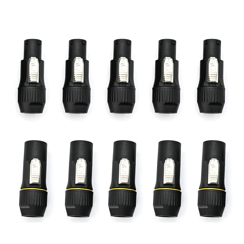 Outdoor Lighting Socket - 10pcs Waterproof Powercon True Power Connector