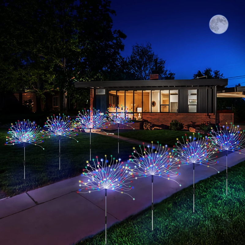Outdoor Lighting Ground - Solar Firework Lights Outdoor Waterproof Lights