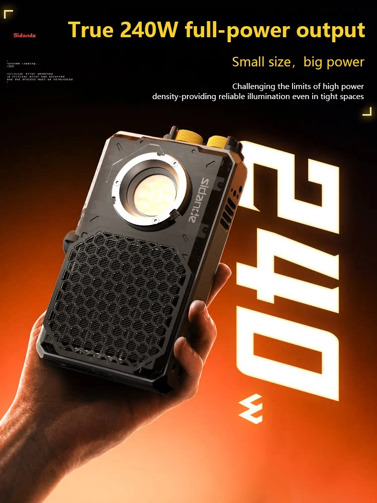 Outdoor Lighting Video Shooting - Sidande Q240C 240W Full Color RGB