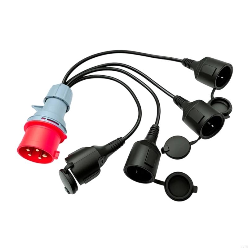 Outdoor Lighting Extension Cord - M17B 50cm 5 Wire Industrial Adapter