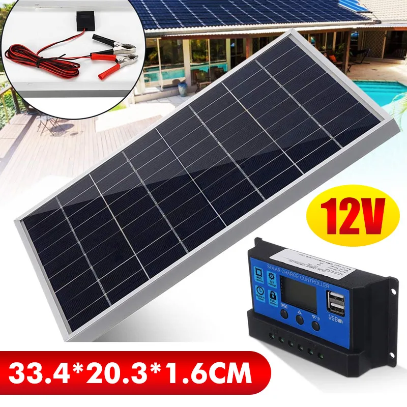 Outdoor Lighting Transformer - 50W Solar Panel Kit Mono Crystalline
