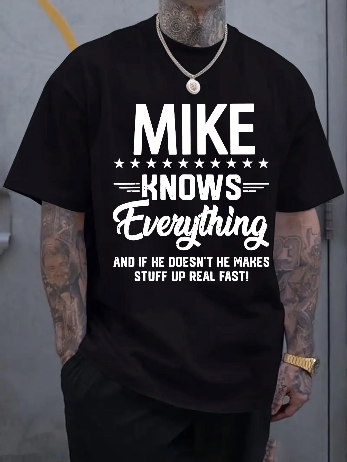 Outdoor Lighting Quotes - Men's Humorous Slogan Graphic T-Shirt -