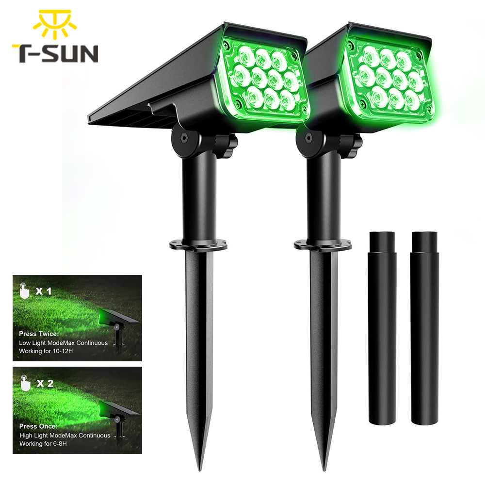 Outdoor Lighting Ground - T-SUN Adjustable Solar Spotlight Solar Garden