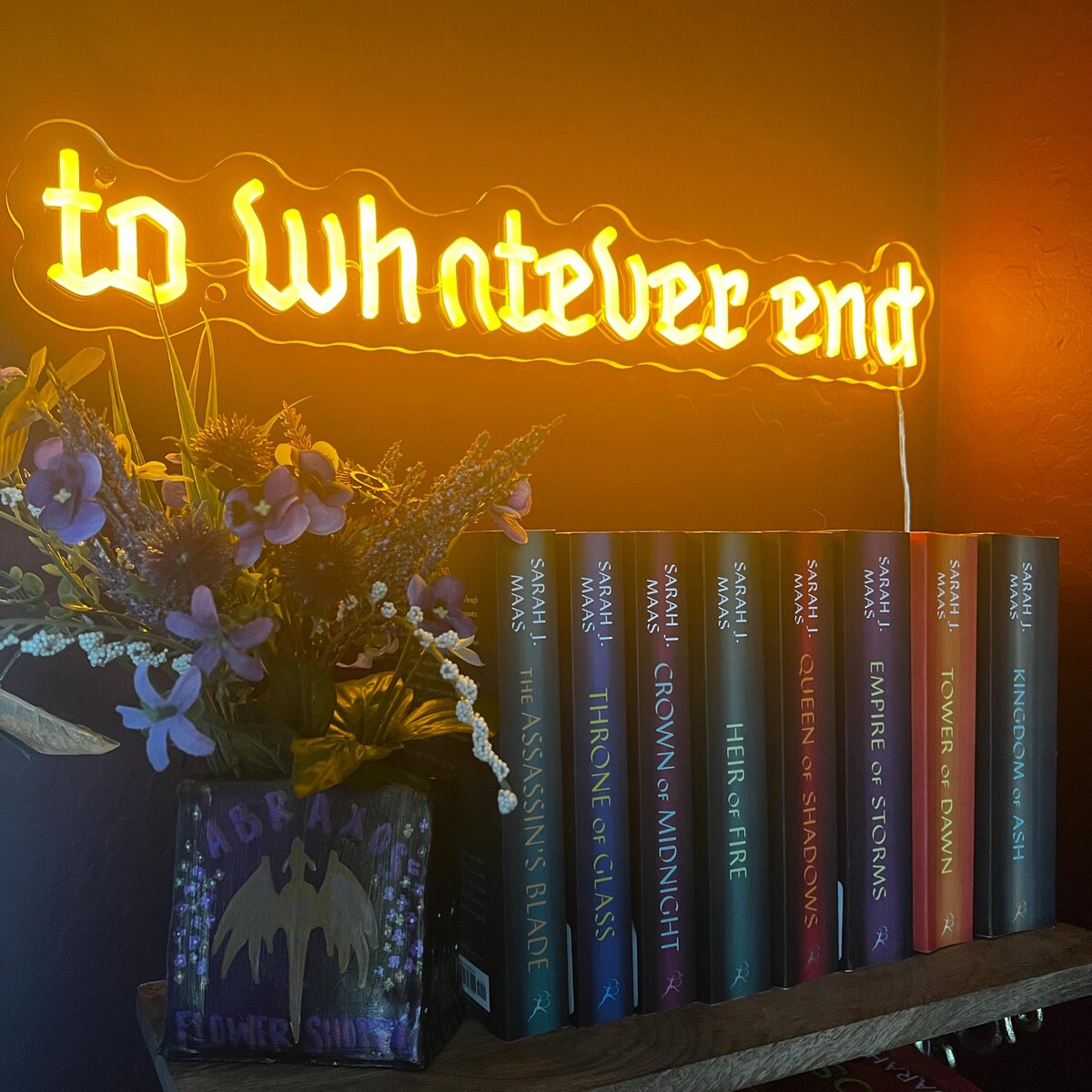 Outdoor Lighting Quotes - To Whatever End Neon Sign: ACOTAR