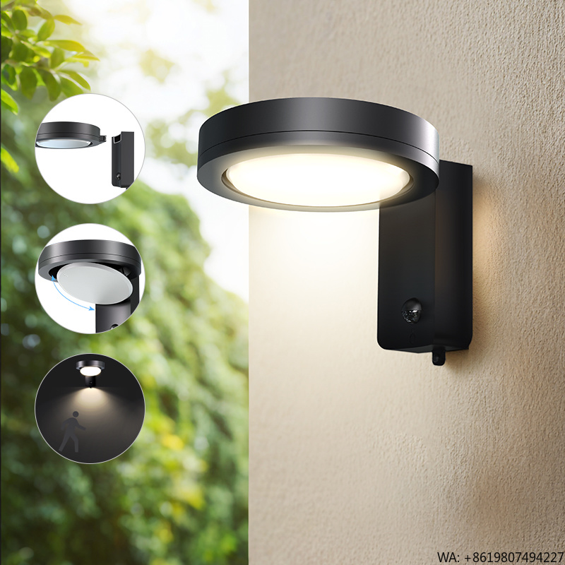 Outdoor Lighting For Fence - SRESKY Solar Powered Outdoor Wall Lights