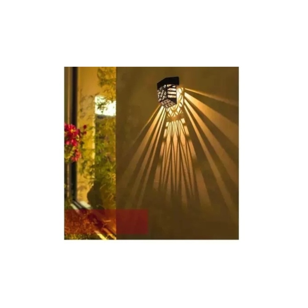 Outdoor Lighting For Fence - Solar Powered LED Garden Fence Light