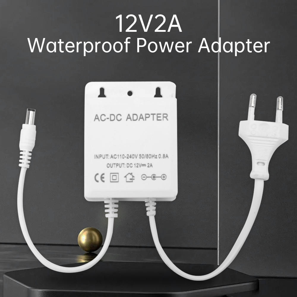 DC12V 2A EU Plug Adapter Secur - огляд і ціна Outdoor Lighting Socket