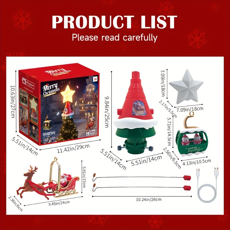 Christmas Tree Top Rotating Ca - огляд і ціна Outdoor Lighting Tree