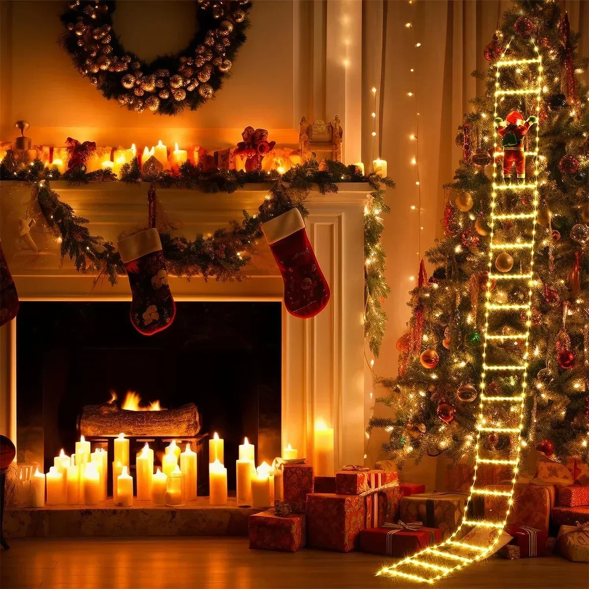 LED Ladder Light for Santa Cla - огляд і ціна Outdoor Lighting Tree