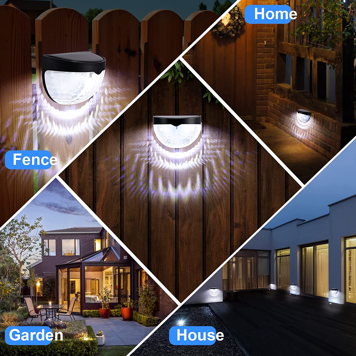 LED Solar Light Outdoor Wall L - огляд і ціна Outdoor Lighting For Fence
