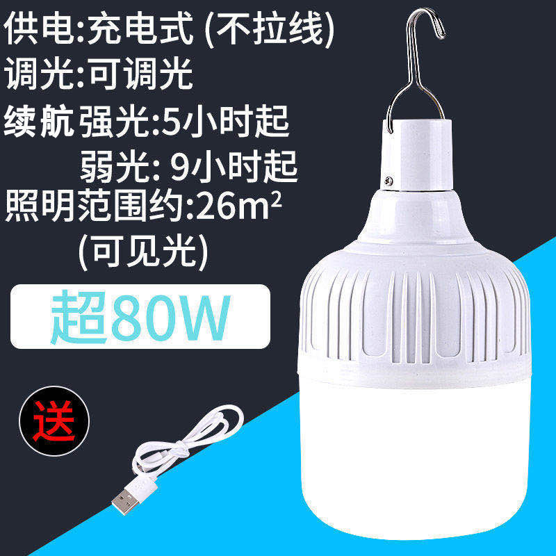Rechargeable LED Bulb Super Br - огляд і ціна Outdoor Lighting Vendor