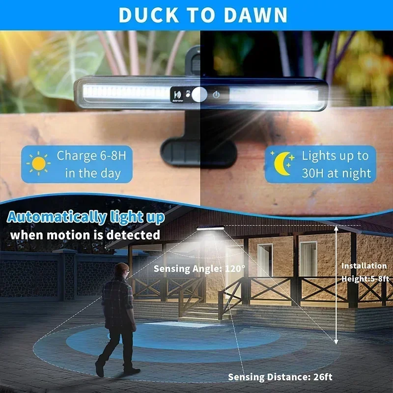 Clip On Solar Motion Lights Ou - огляд і ціна Outdoor Lighting For Fence
