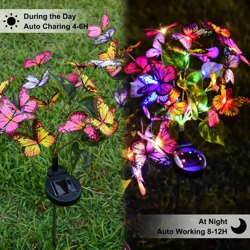 Solar LED Butterfly Garden Lig - огляд і ціна Outdoor Lighting Ground