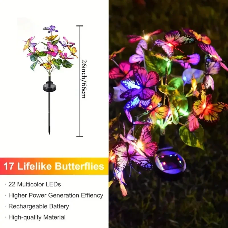 Solar LED Butterfly Garden Lig - огляд і ціна Outdoor Lighting Ground