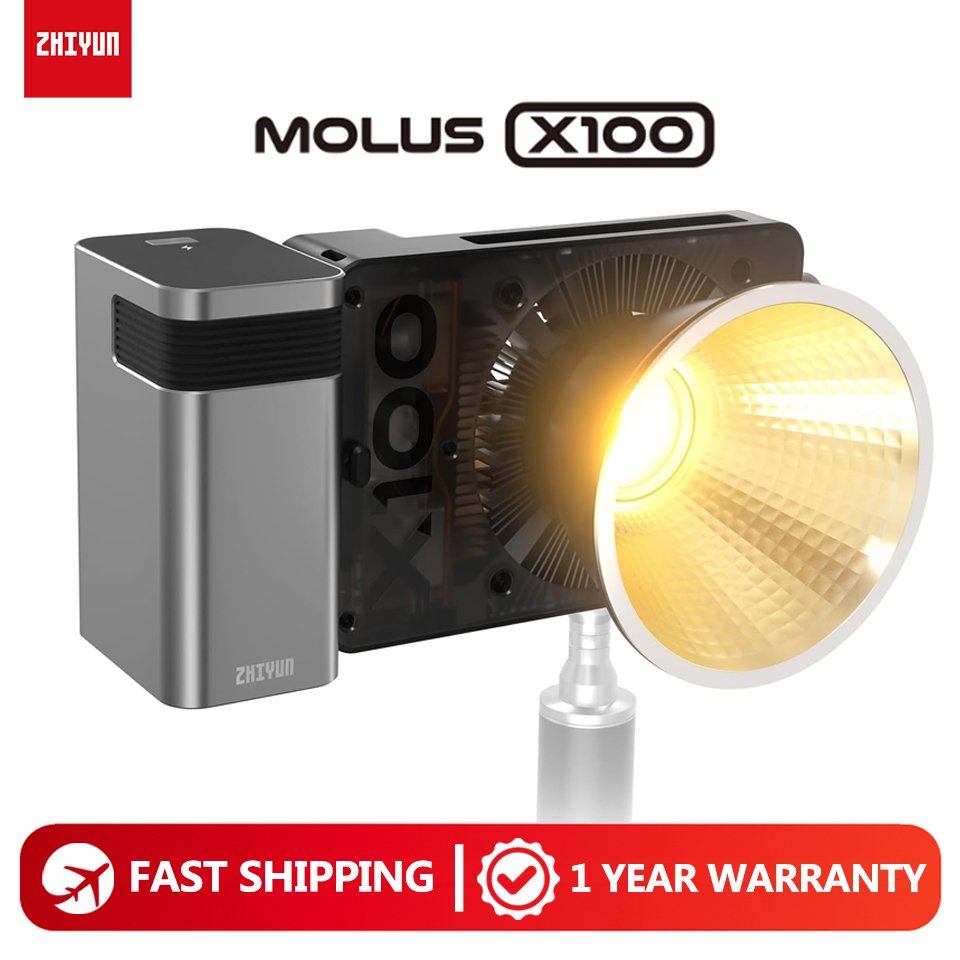 ZHIYUN MOLUS X100 100W COB Pho - огляд і ціна Outdoor Lighting Video Shooting