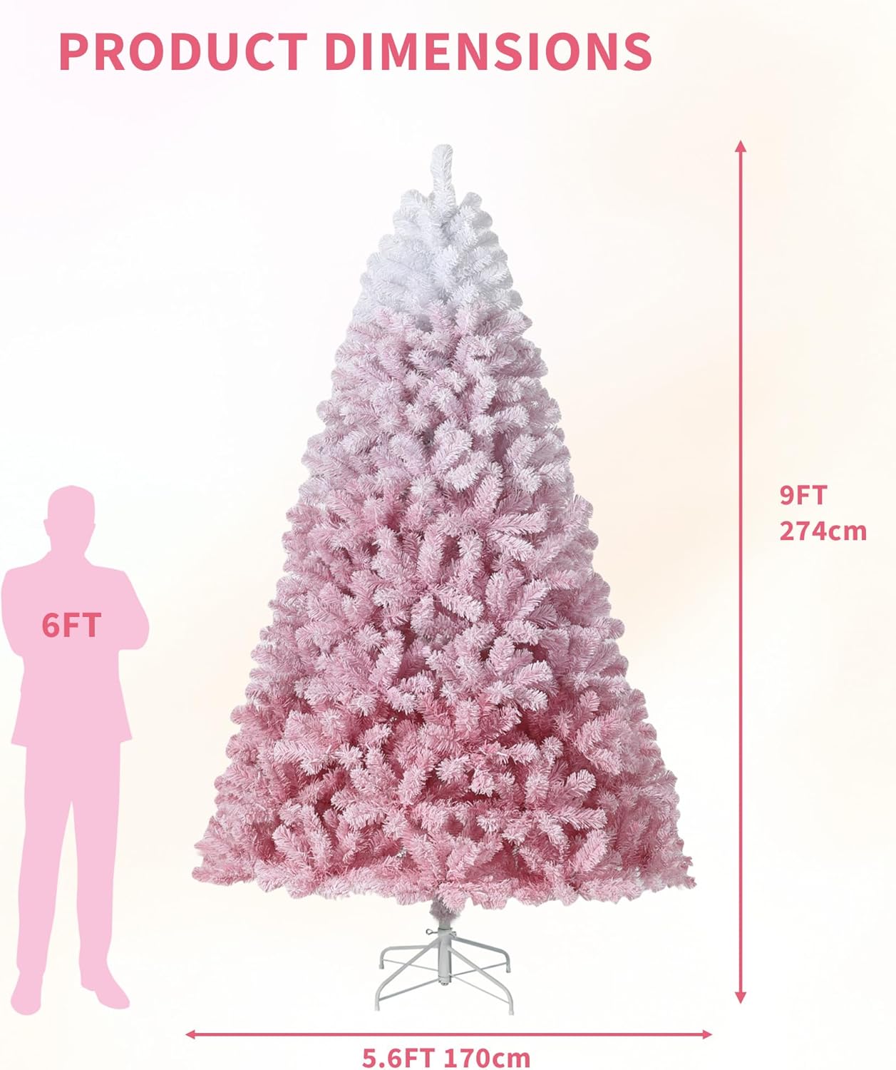 9Ft Pre-Lit Artificial Christm - огляд і ціна Outdoor Lighting Tree