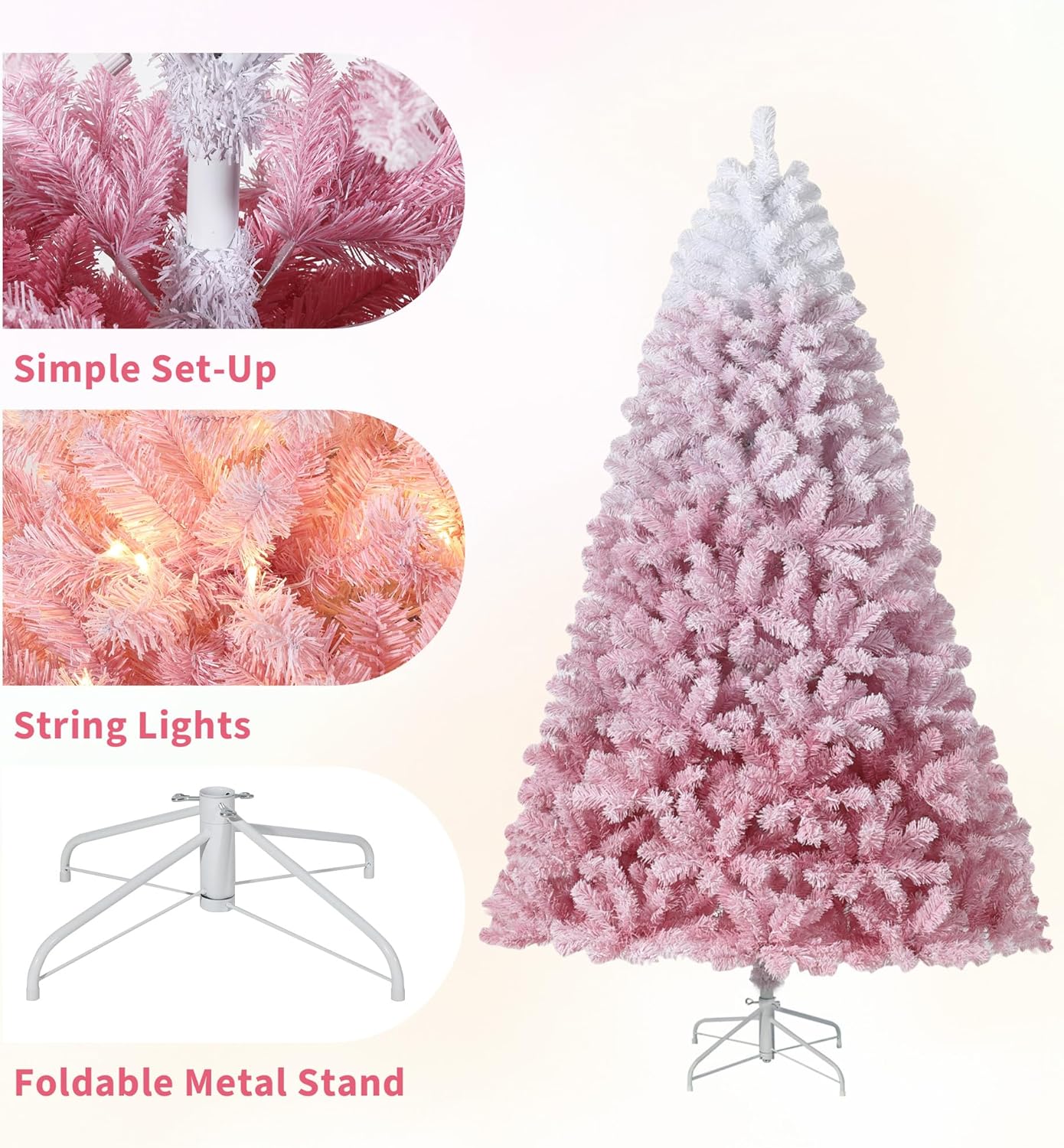 9Ft Pre-Lit Artificial Christm - огляд і ціна Outdoor Lighting Tree