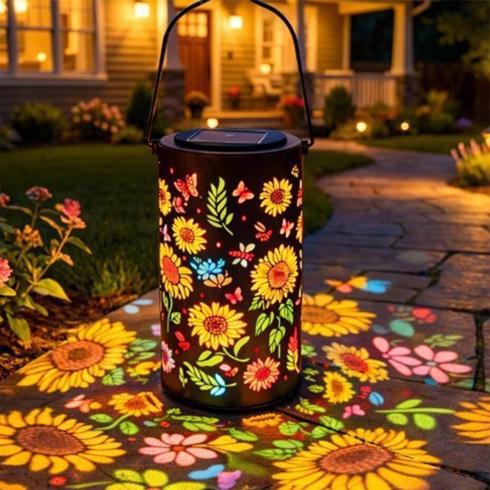 Sunflower Solar Lantern Weathe - огляд і ціна Outdoor Lighting Tree