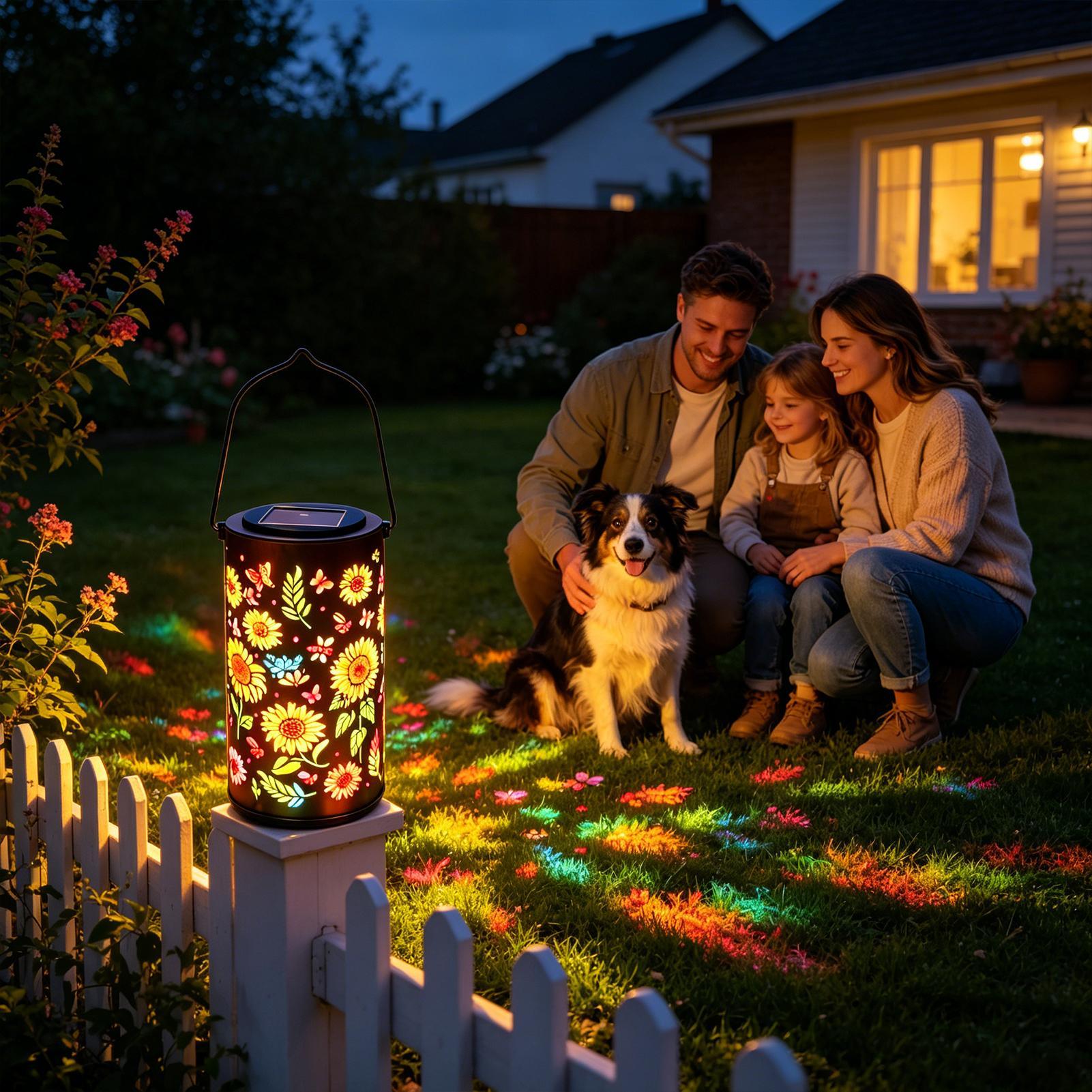 Sunflower Solar Lantern Weathe - огляд і ціна Outdoor Lighting Tree