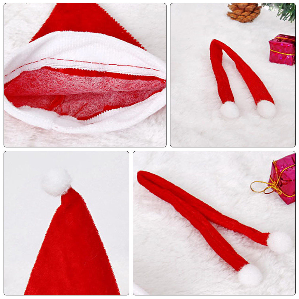 1Set Christmas Hat Scarf Decor - огляд і ціна Outdoor Lighting Tree