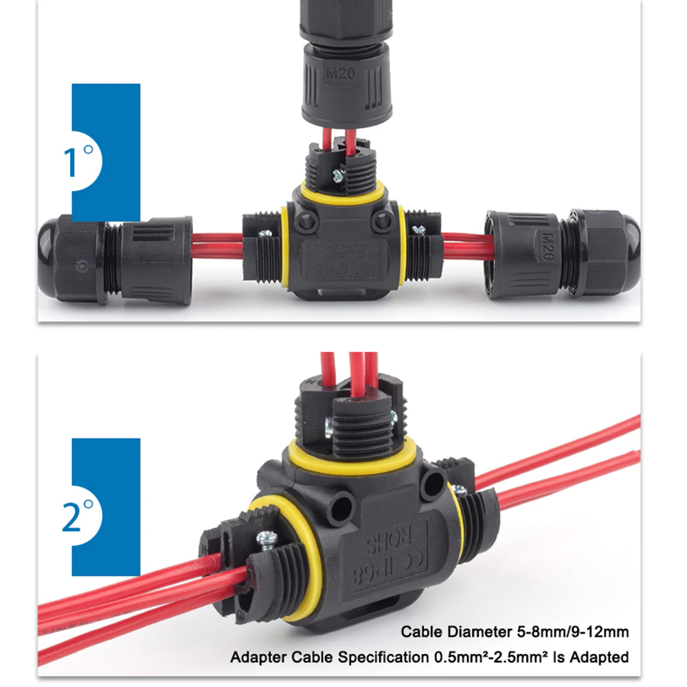 IP68 Outdoor Waterproof Electr - огляд і ціна Outdoor Lighting Wire Connectors