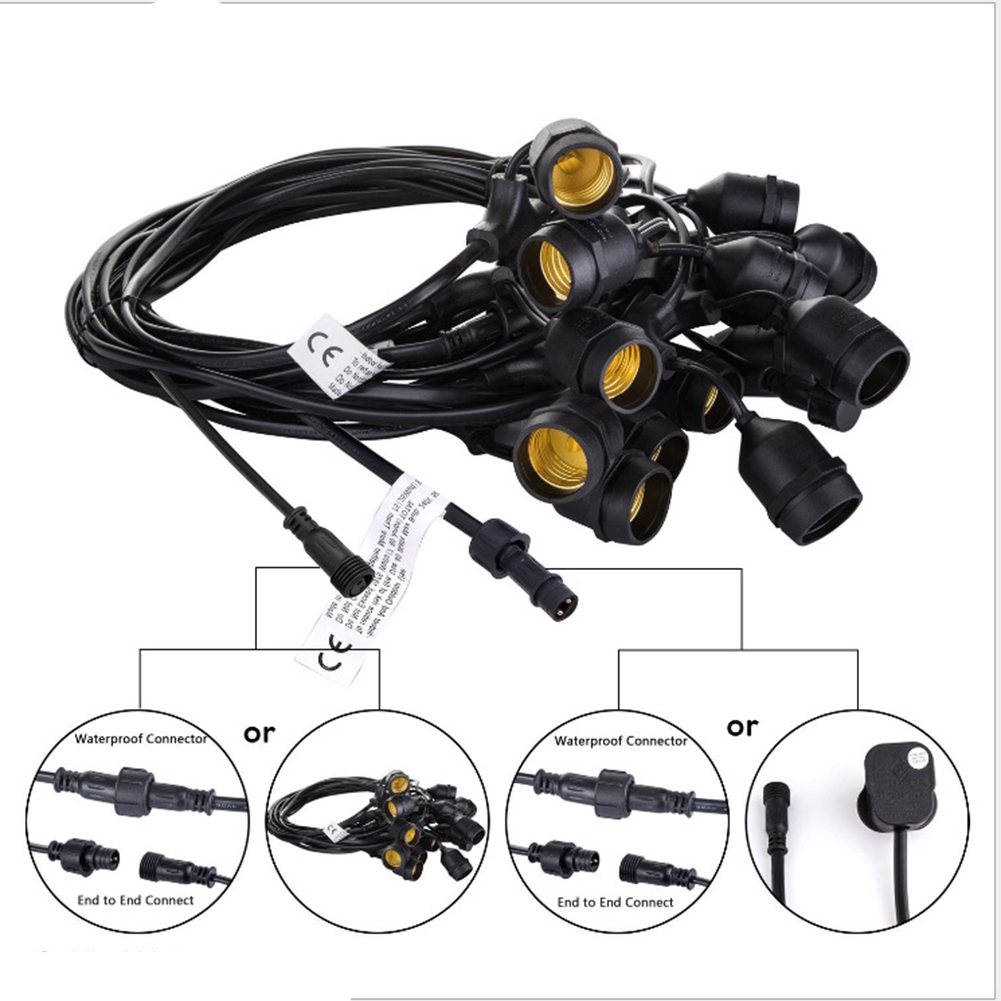 10m 15m Heavy Led String Light - огляд і ціна Outdoor Lighting Socket