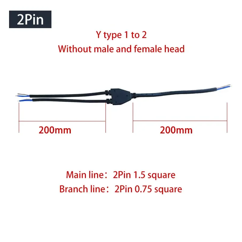Waterproof Y-Type Wire Splitte - огляд і ціна Outdoor Lighting Wire Connectors