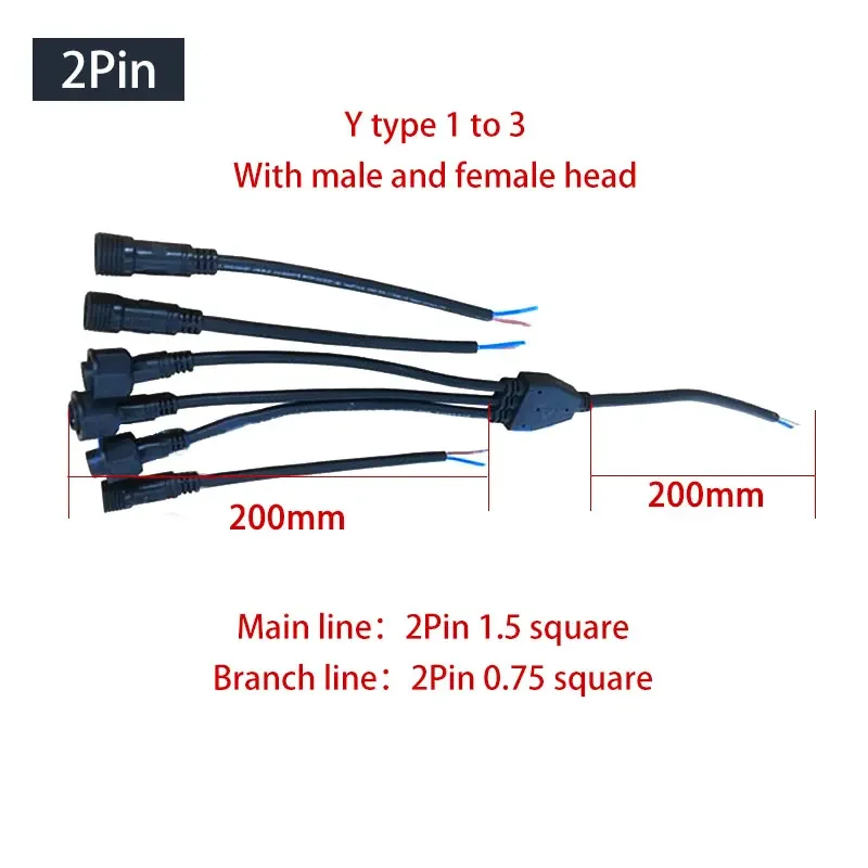 Waterproof Y-Type Wire Splitte - огляд і ціна Outdoor Lighting Wire Connectors