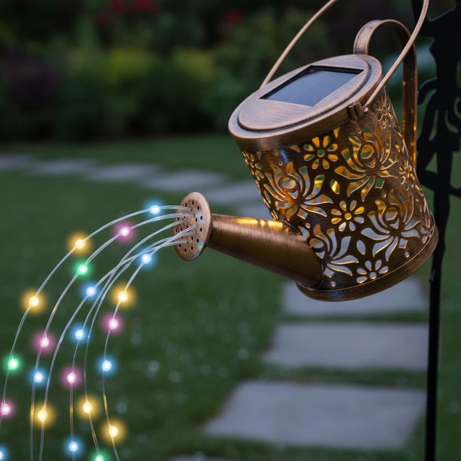 Solar Fairy Watering Can Light - огляд і ціна Outdoor Lighting Modern