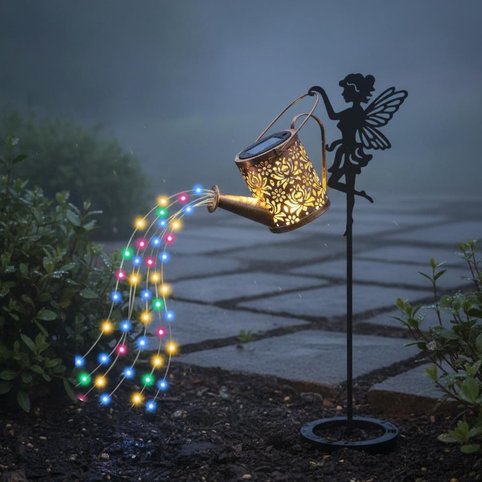 Solar Fairy Watering Can Light - огляд і ціна Outdoor Lighting Modern
