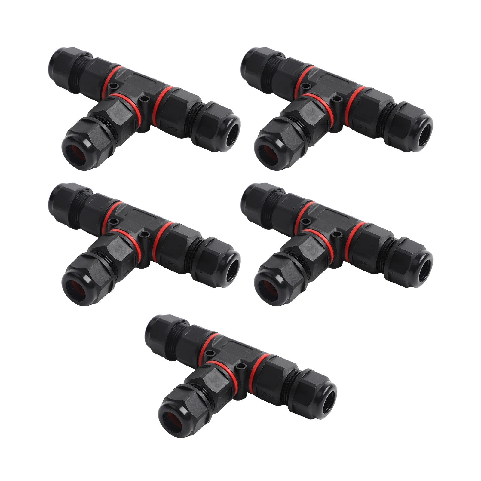 5Pcs IP68 Waterproof 3 Pin T S - огляд і ціна Outdoor Lighting Wire Connectors