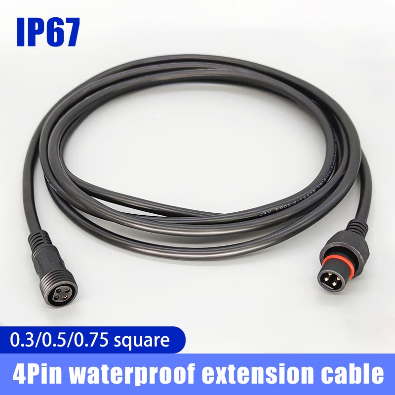 Male Famale Plug Cable 4Pin Wa - огляд і ціна Outdoor Lighting Wire Connectors