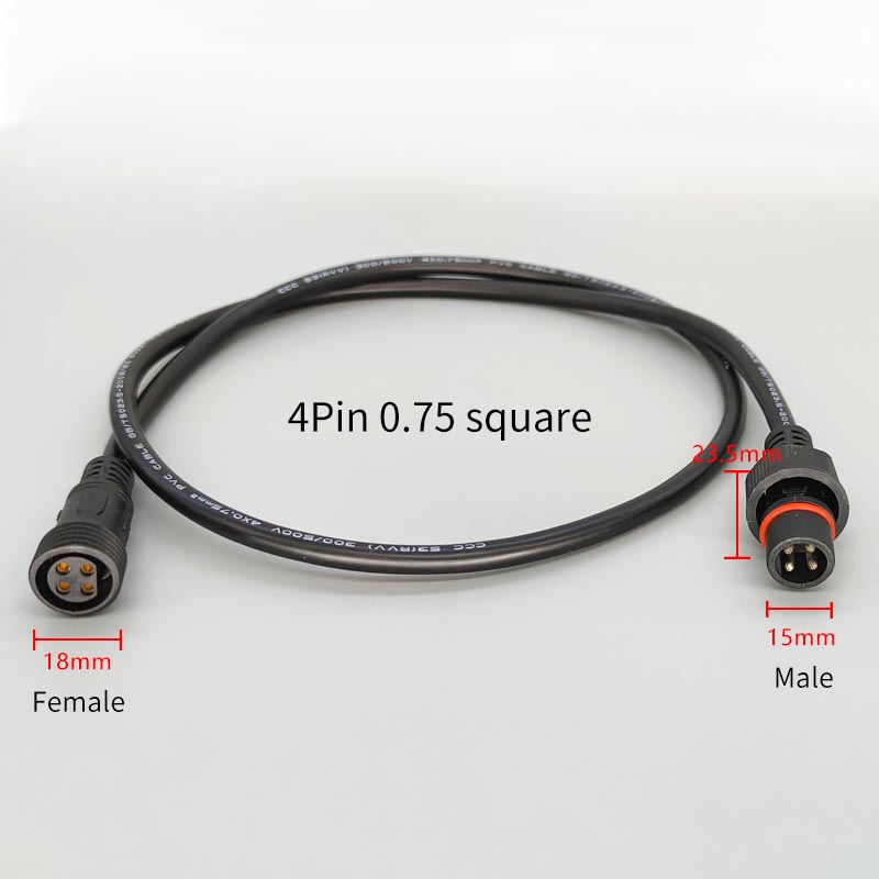 Male Famale Plug Cable 4Pin Wa - огляд і ціна Outdoor Lighting Wire Connectors