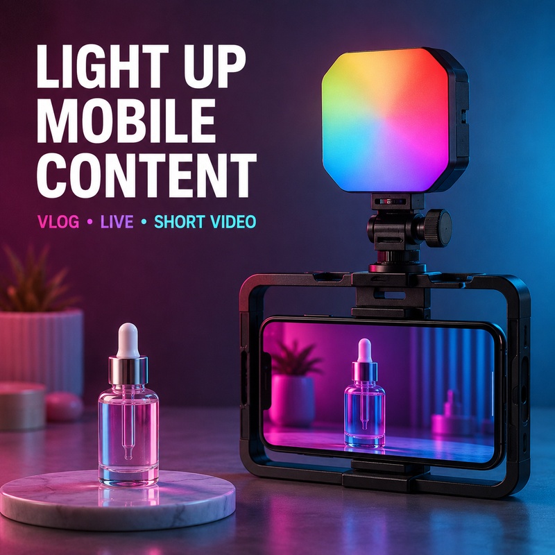 Mini RGB Pocket Light Portable - огляд і ціна Outdoor Lighting Video Shooting