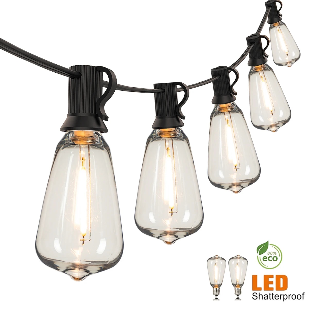 ST38 String Lights Outdoor Gar - огляд і ціна Outdoor Lighting Socket