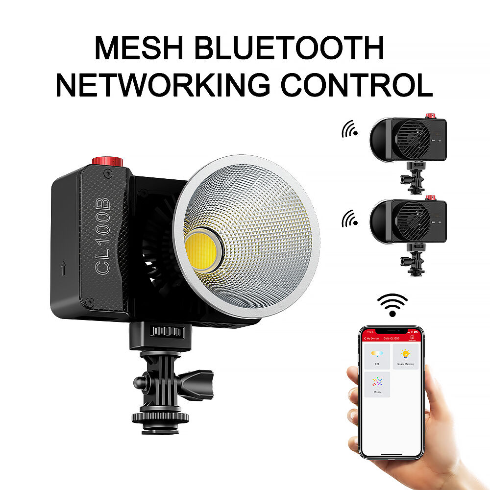 GVM CL100B Portable Bi-Color L - огляд і ціна Outdoor Lighting Video Shooting