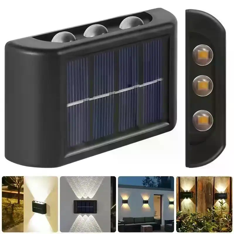 Solar Wall Lamp Outdoor Waterp - огляд і ціна Outdoor Lighting For Fence