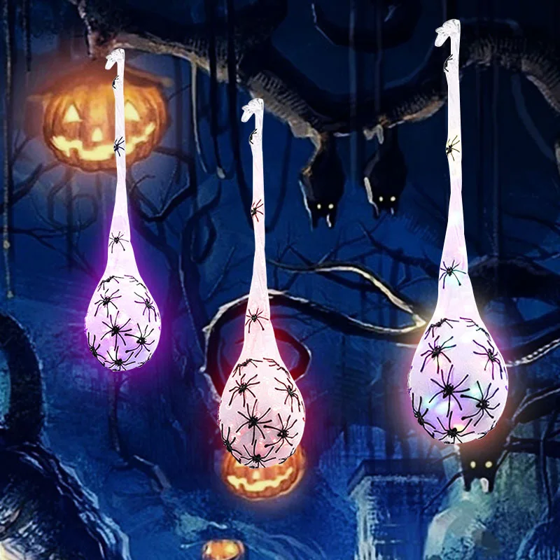 1-3Pcs Halloween Light Spider  - огляд і ціна Outdoor Lighting Tree
