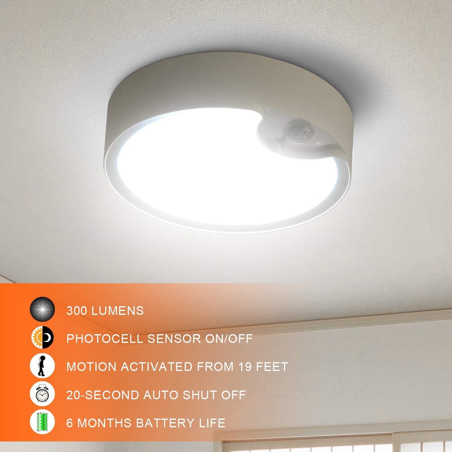 Motion Sensor Ceiling Lights B - огляд і ціна Outdoor Lighting Motion Sensor