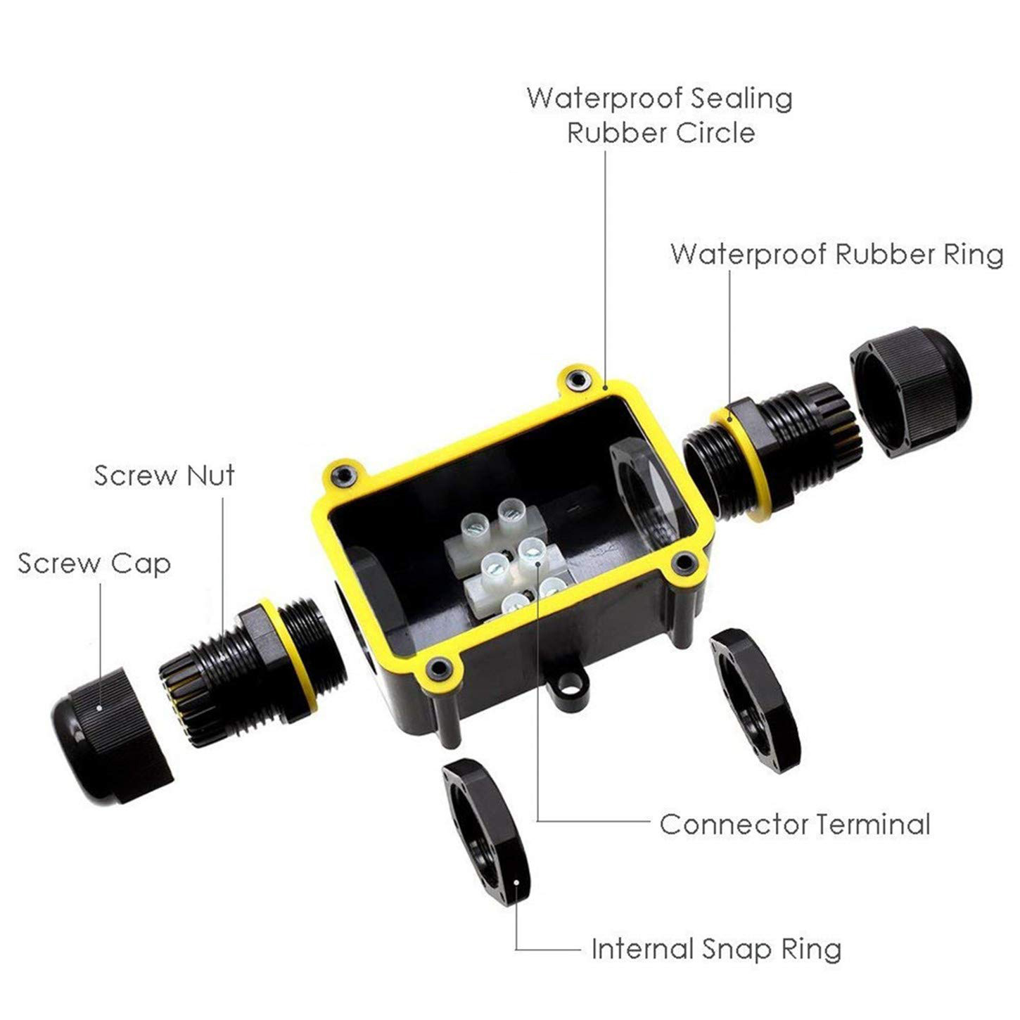 2 Way Outdoor Waterproof IP66  - огляд і ціна Outdoor Lighting Wire Connectors