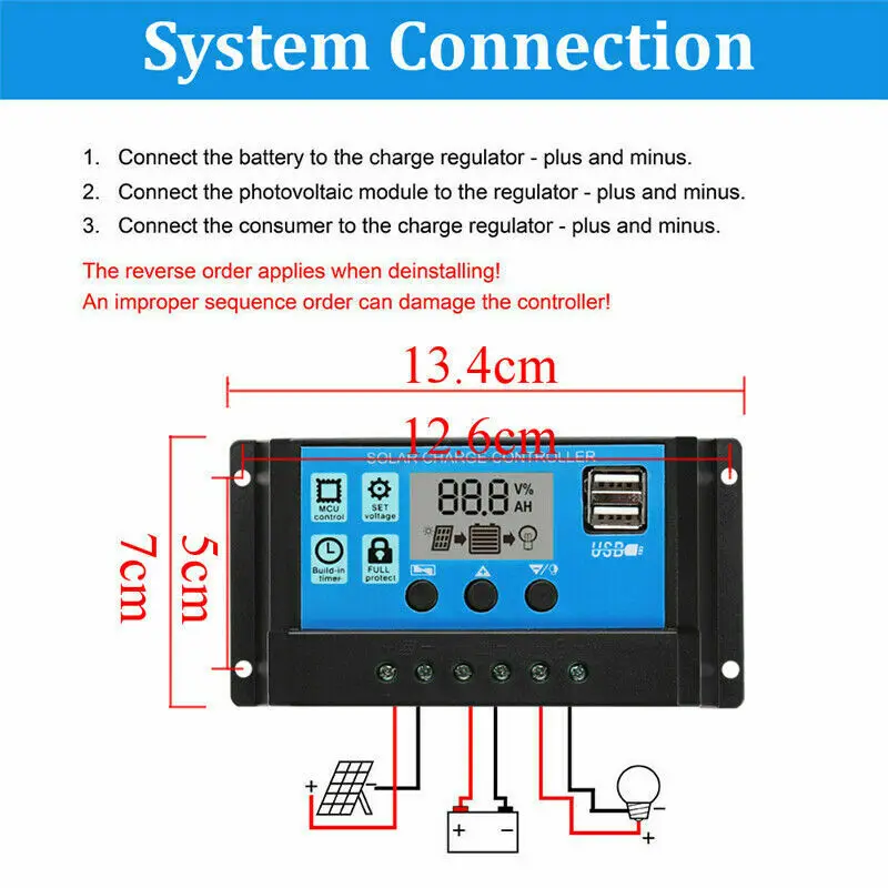 50W Solar Panel Kit Mono Cryst - огляд і ціна Outdoor Lighting Transformer