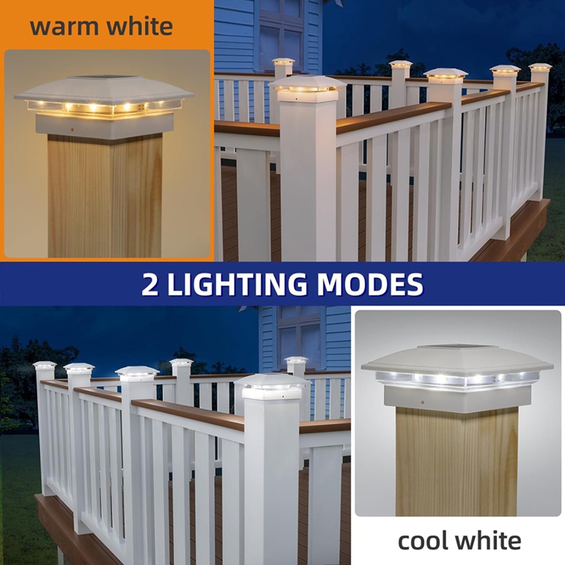 4 Pack Solar Post Cap Lights O - огляд і ціна Outdoor Lighting For Fence