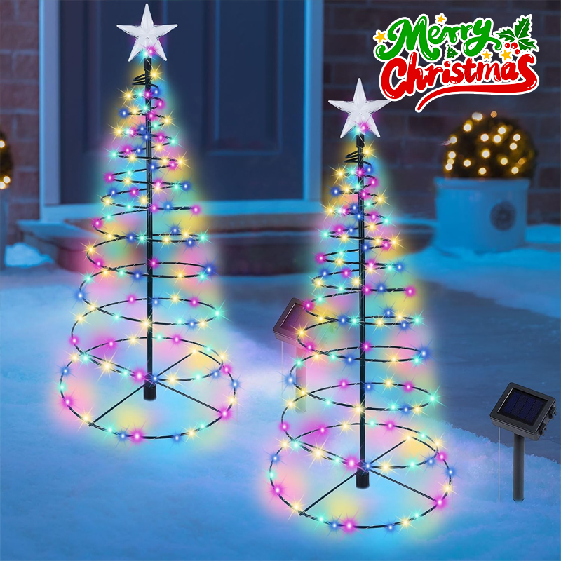 Solar Powered Christmas Tree L - огляд і ціна Outdoor Lighting Tree