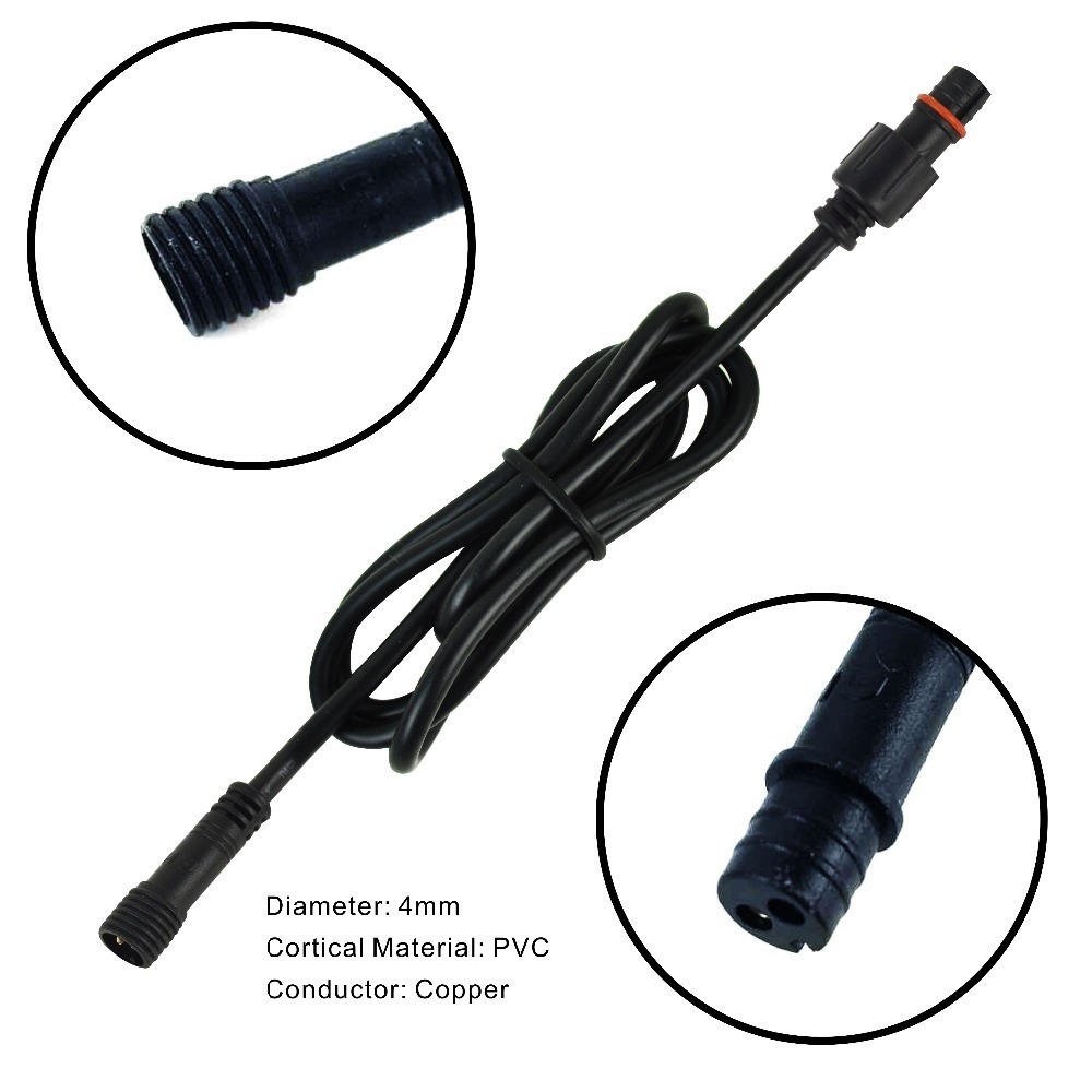 2pin DC LED Cable 1 Metre Exte - огляд і ціна Outdoor Lighting Extension Cord