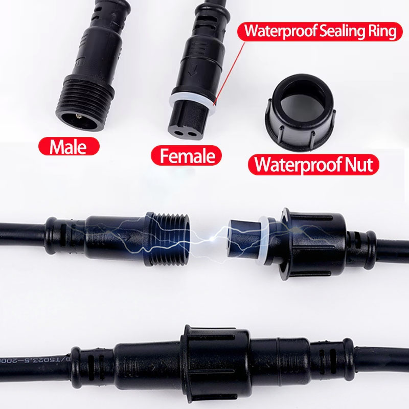Waterproof Wire Connector Set  - огляд і ціна Outdoor Lighting Socket