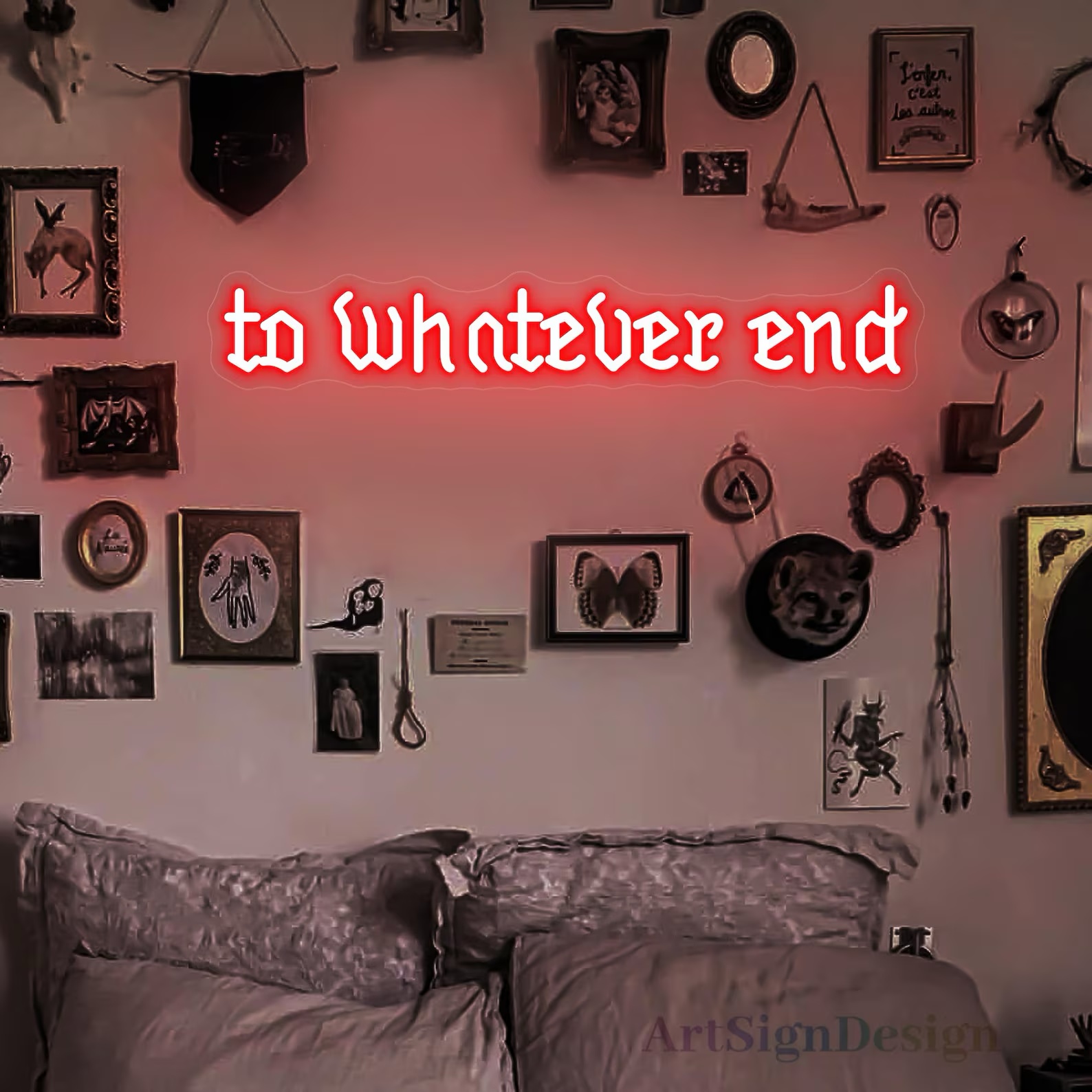 To Whatever End Neon Sign: ACO - огляд і ціна Outdoor Lighting Quotes