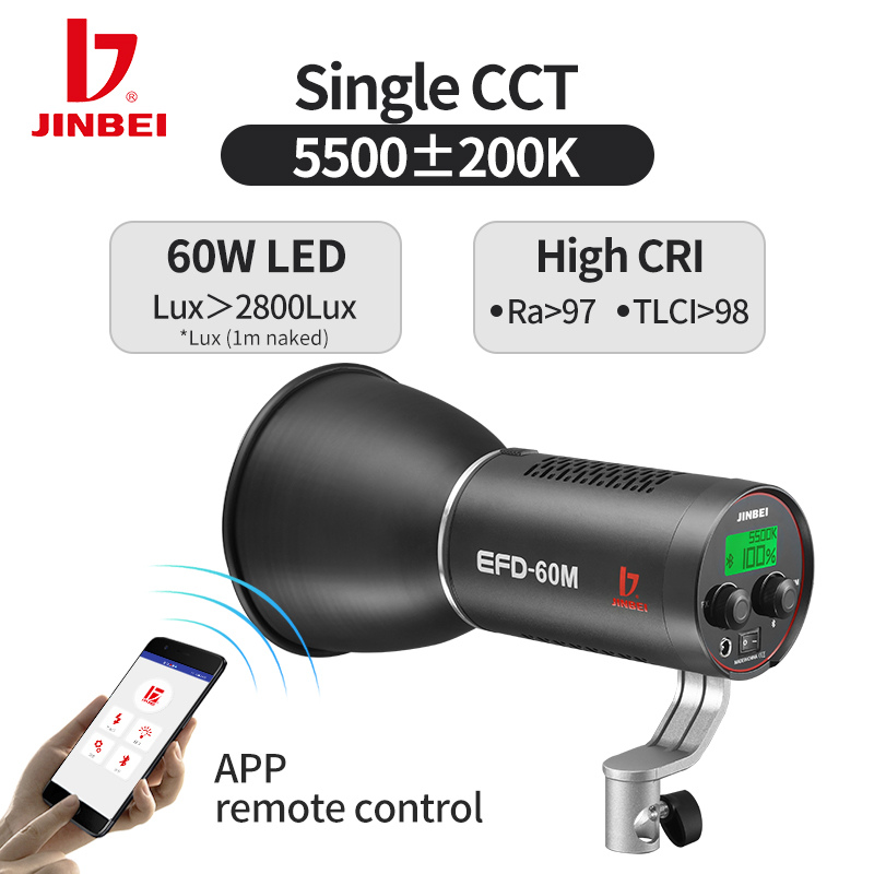 JINBEI EFD-60M High Quality LE - огляд і ціна Outdoor Lighting Video Shooting