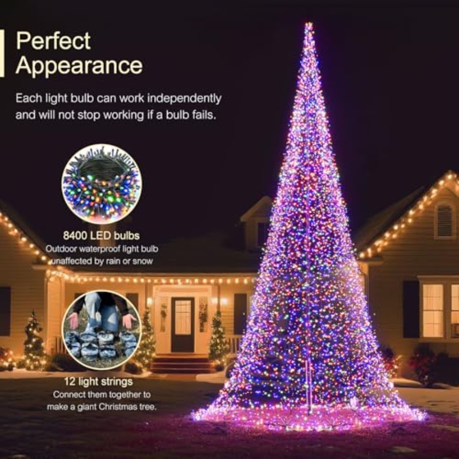 Outdoor Flagpole LED Christmas - огляд і ціна Outdoor Lighting Tree
